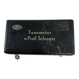 Vintage Schiotz Tonometer N. Prof. Schioetz In Case By Winters Original Box